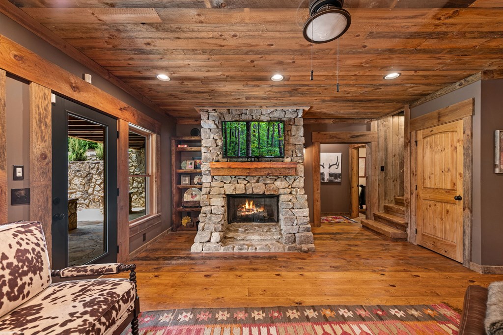 355 Old Camp Loop Morganton, GA 30560 - Photo 50 of 100 Flame added digitally to fireplace