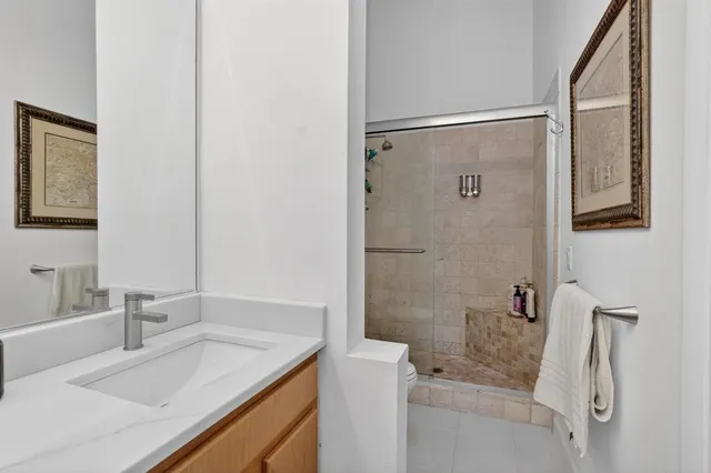 an aerial view of a city with lots of residential buildings