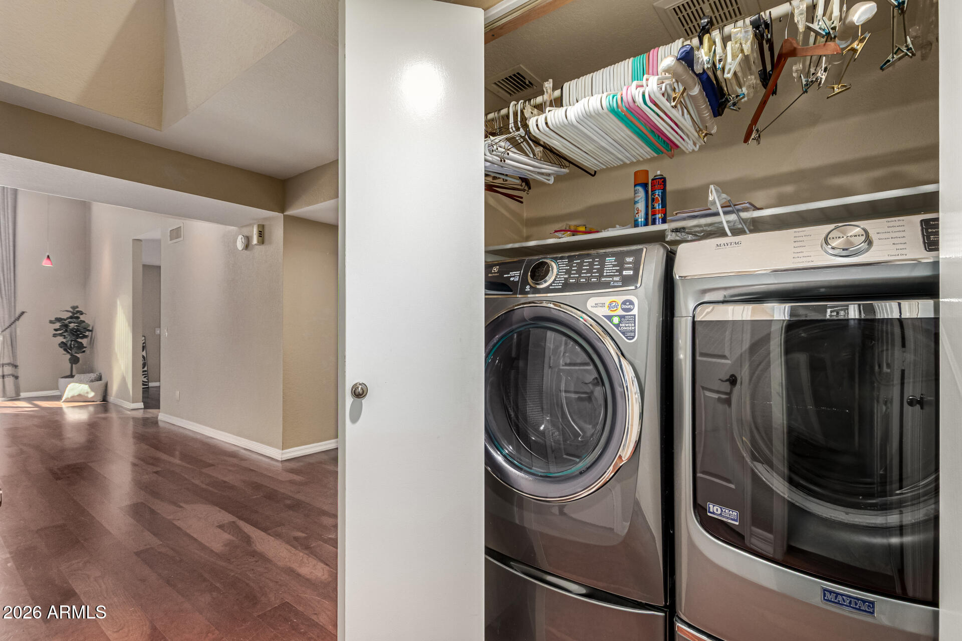 4279 East Agave Road Phoenix, AZ 85044 - Photo 25 of 31 a view of washer and dryer