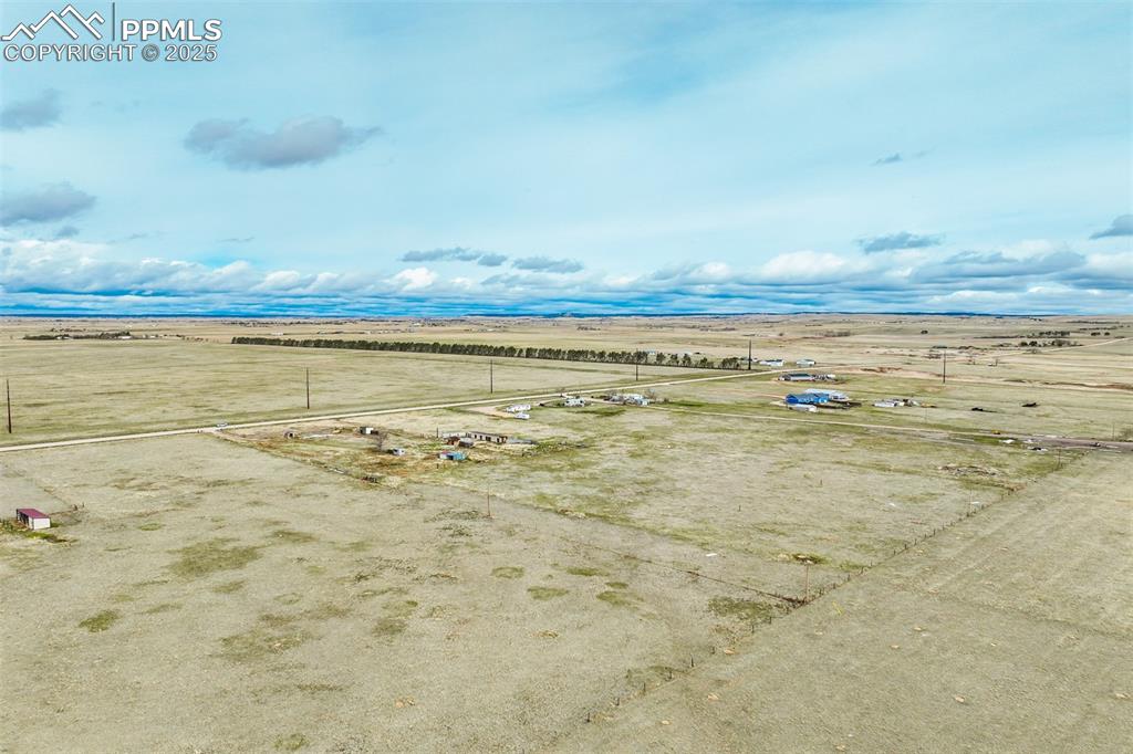 10165 McClelland Road Calhan, CO 80808 - Photo 25 of 25 Aerial view featuring a rural view