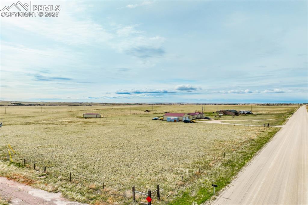 10165 McClelland Road Calhan, CO 80808 - Photo 9 of 25 Birds eye view of property with a rural view