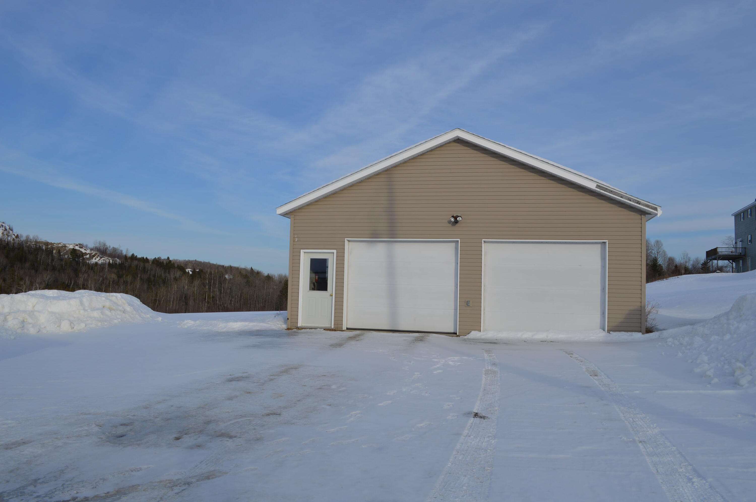 48 Thibeault Road New Canada, ME 04743 - Photo 21 of 22 Oversized 2-car Insulated garage