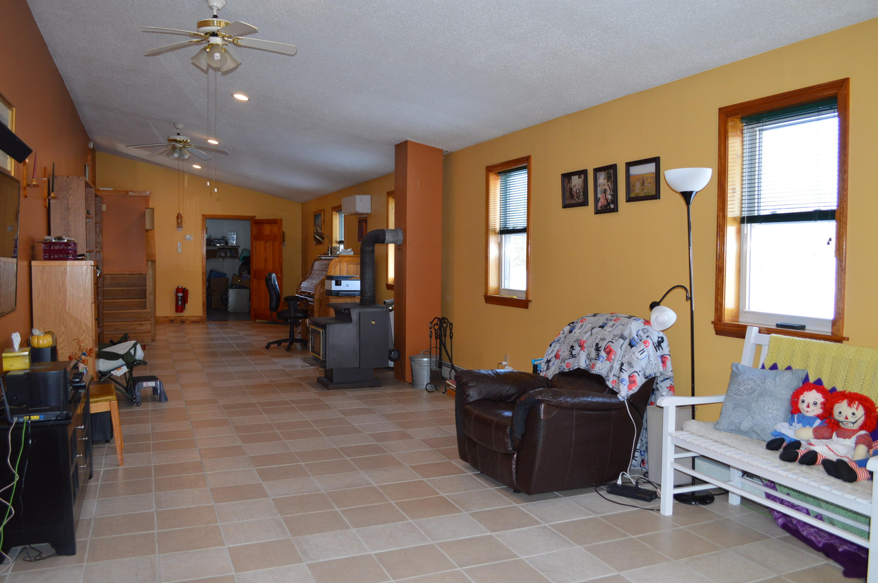 48 Thibeault Road New Canada, ME 04743 - Photo 6 of 22 Entry, Livingroom, Office, with entry to