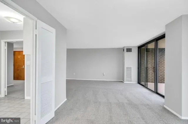 a view of an empty room