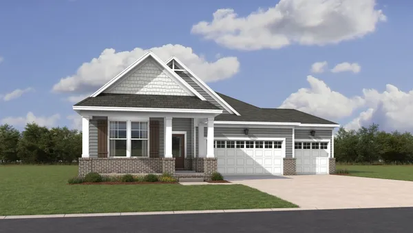 a view of front a house with a yard