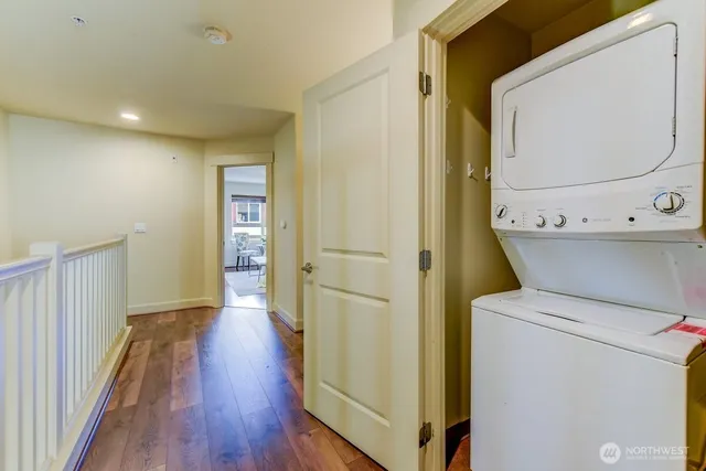 a view of bathroom with wooden floor