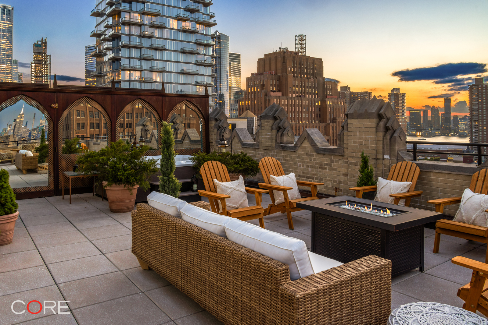 90 Franklin Street, Unit PH Manhattan, NY 10013 - Photo 1 of 25 a view of outdoor space with seating area