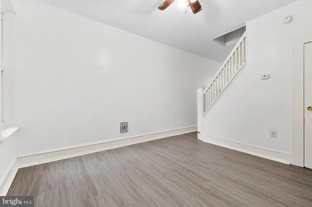 wooden floor in an empty room