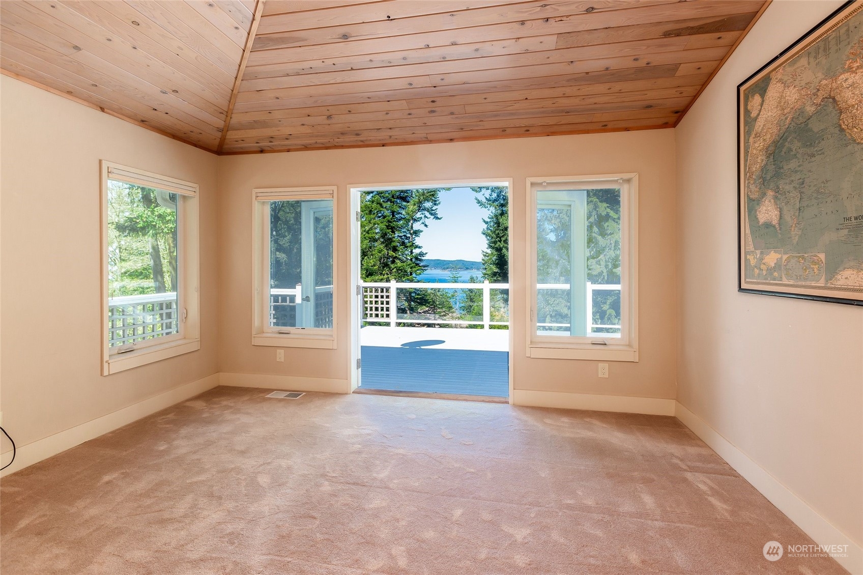 63 Point Caution Drive Friday Harbor, WA 98250 - Photo 14 of 30 a view of an empty room with a window