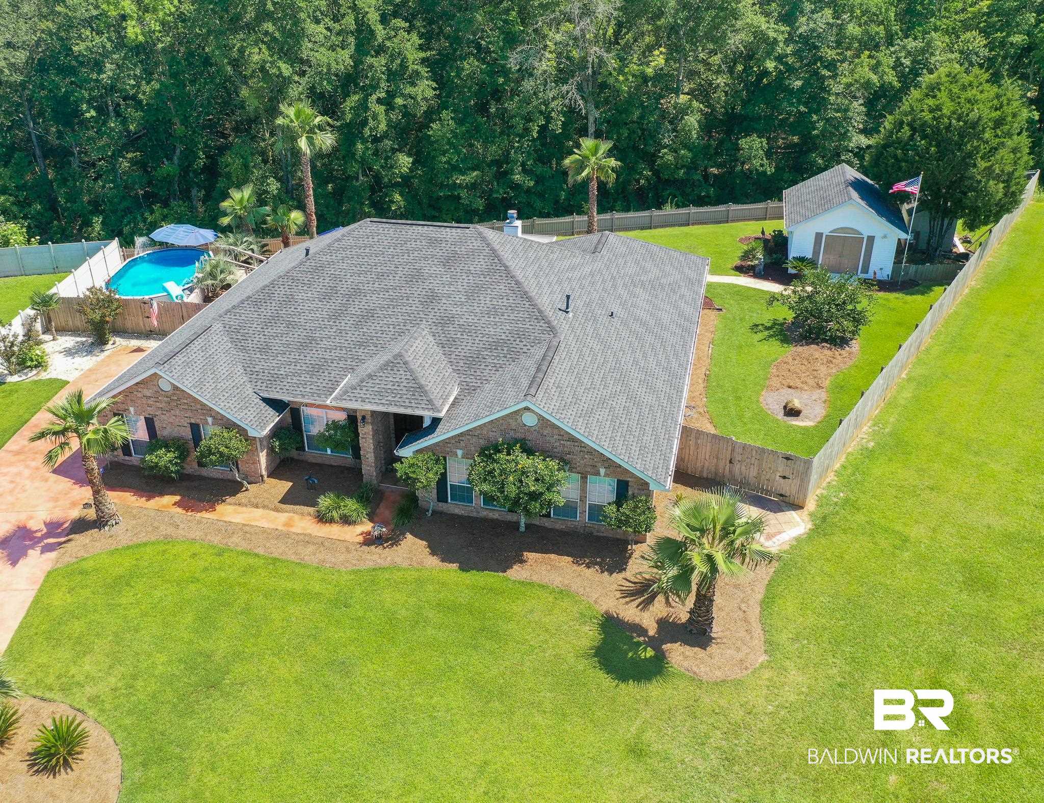 149 Pemberton Loop Fairhope, AL 36532 - Photo 2 of 33 Front of House Drone