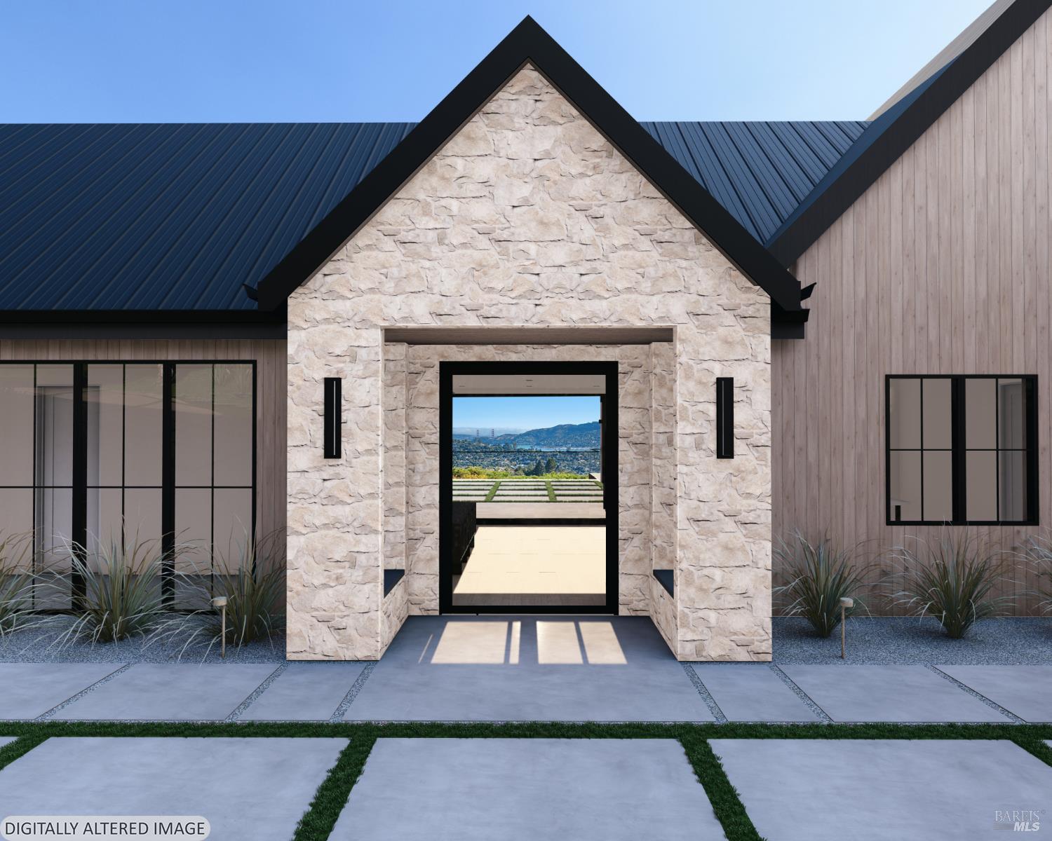 81 Mt Tiburon Road Belvedere Tiburon, CA 94920 - Photo 5 of 26 Digitally Altered Image with Architectural Rendering
