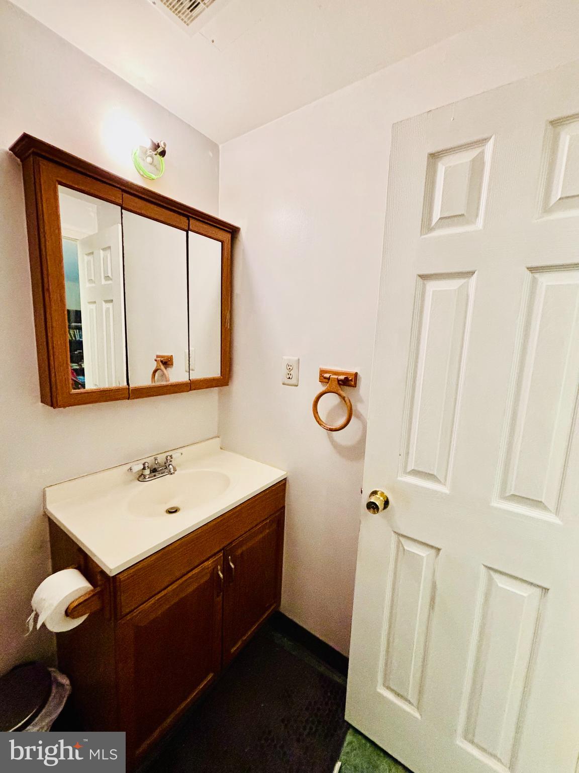 9336 Neil Road, Unit B Philadelphia, PA 19115 - Photo 34 of 37 a bathroom with a sink and a mirror