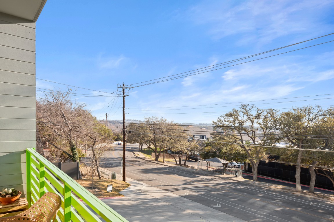 4004 Banister Lane, Unit 202 Austin, TX 78704 - Photo 19 of 23 a view of a city from a balcony