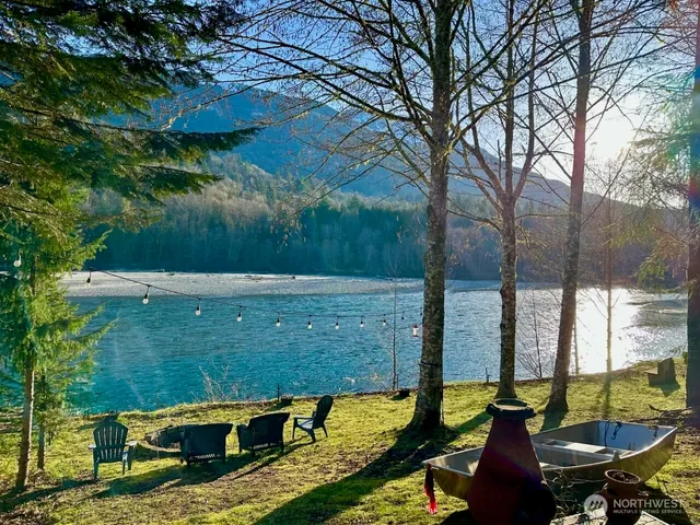 a view of a swimming pool with a lounge chairs