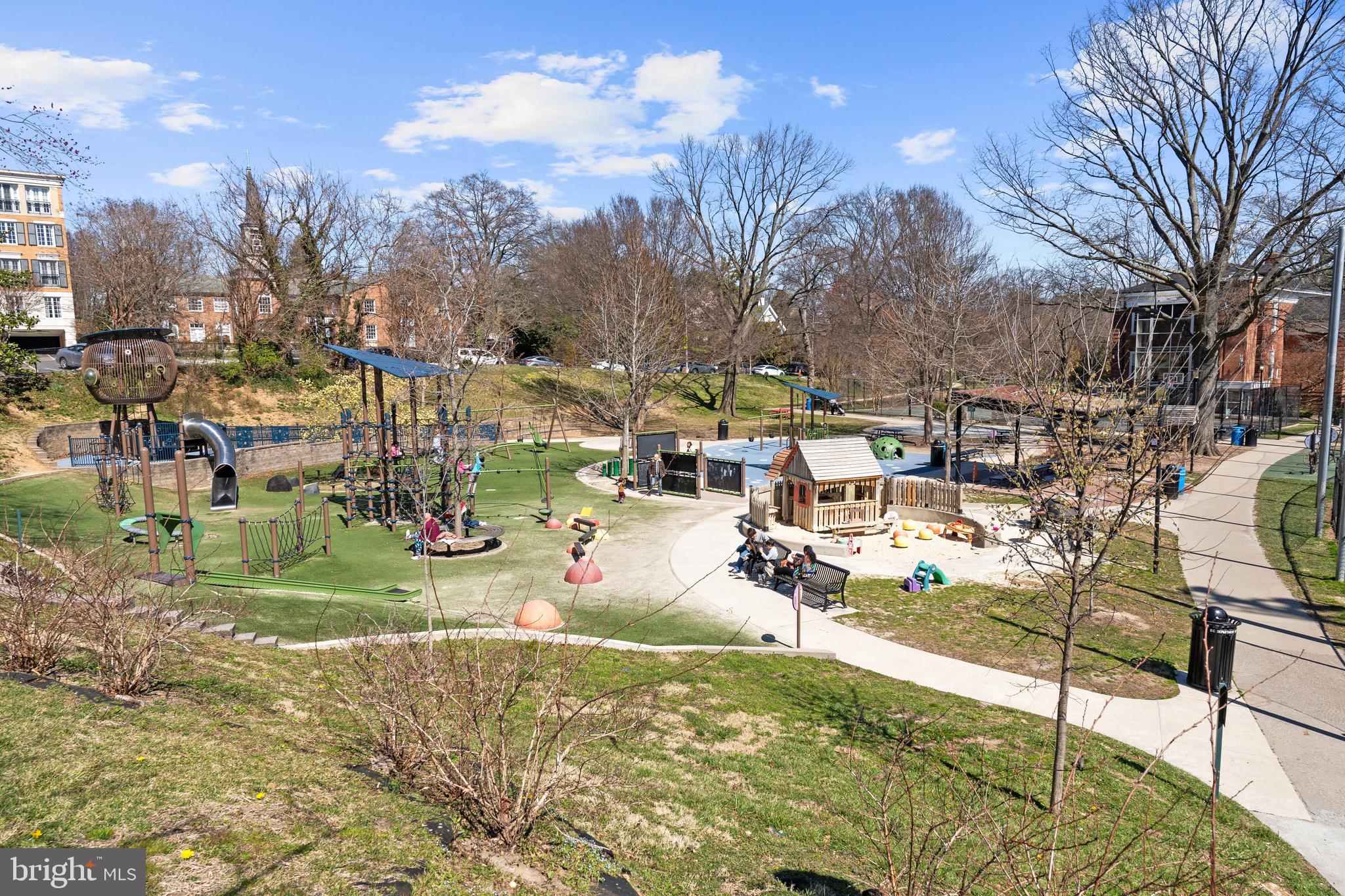 2501 Wisconsin Avenue Northwest, Unit 302 Washington, DC 20007 - Photo 31 of 33 a view of a park with large trees