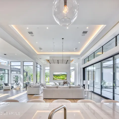 a view of kitchen with cabinets and wooden floor