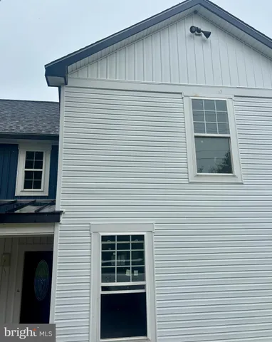 a side view of a house