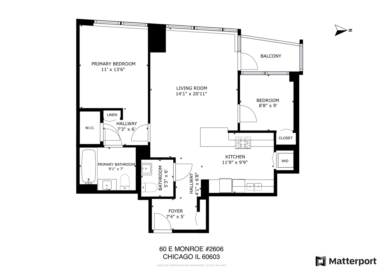 60 East Monroe Street, Unit 2606 Chicago, IL 60603 - Photo 34 of 34 unknown