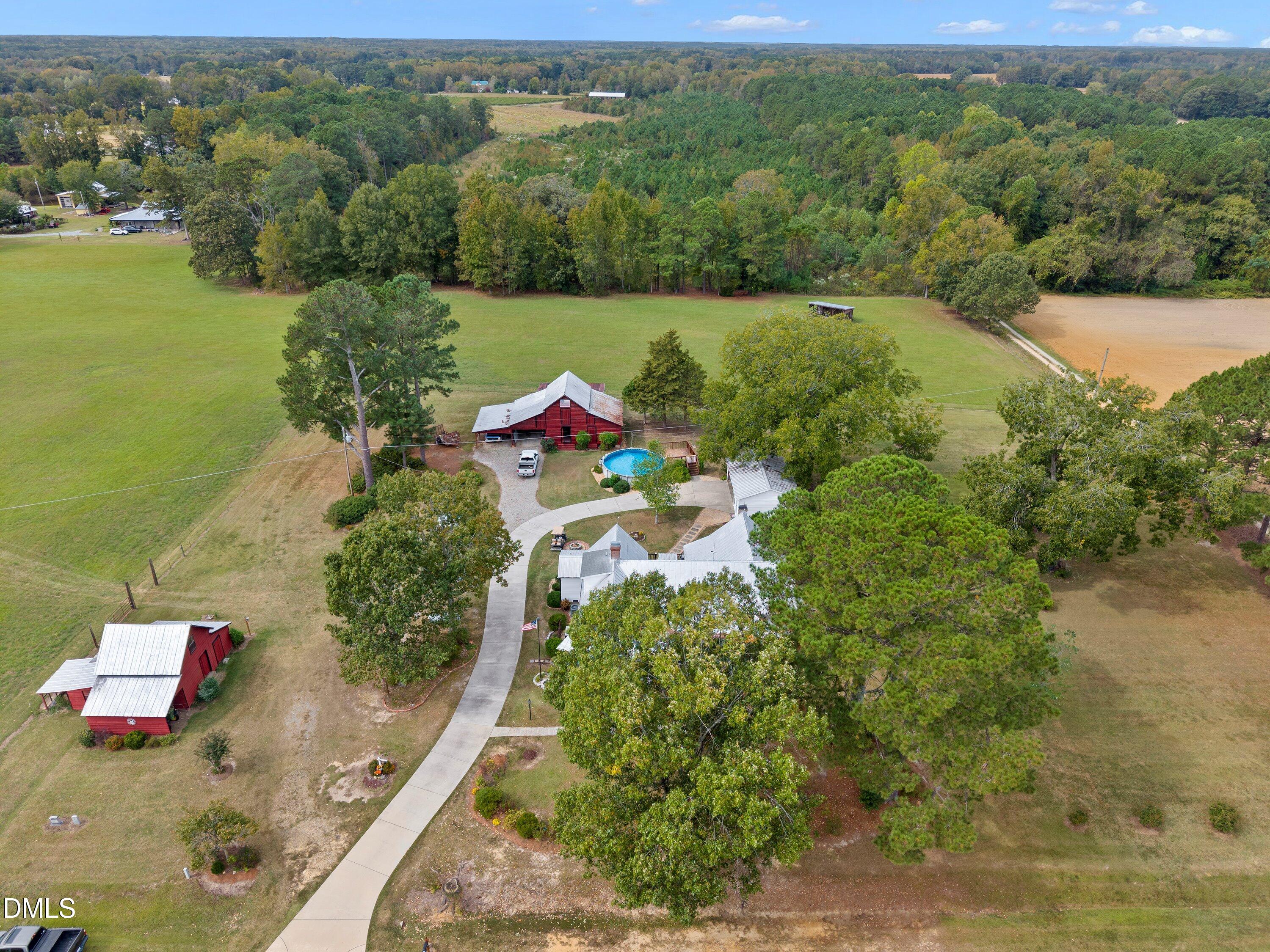 89 Bailey-Boykin Road Selma, NC 27576 - Photo 44 of 48 an aerial view of a house with a yard