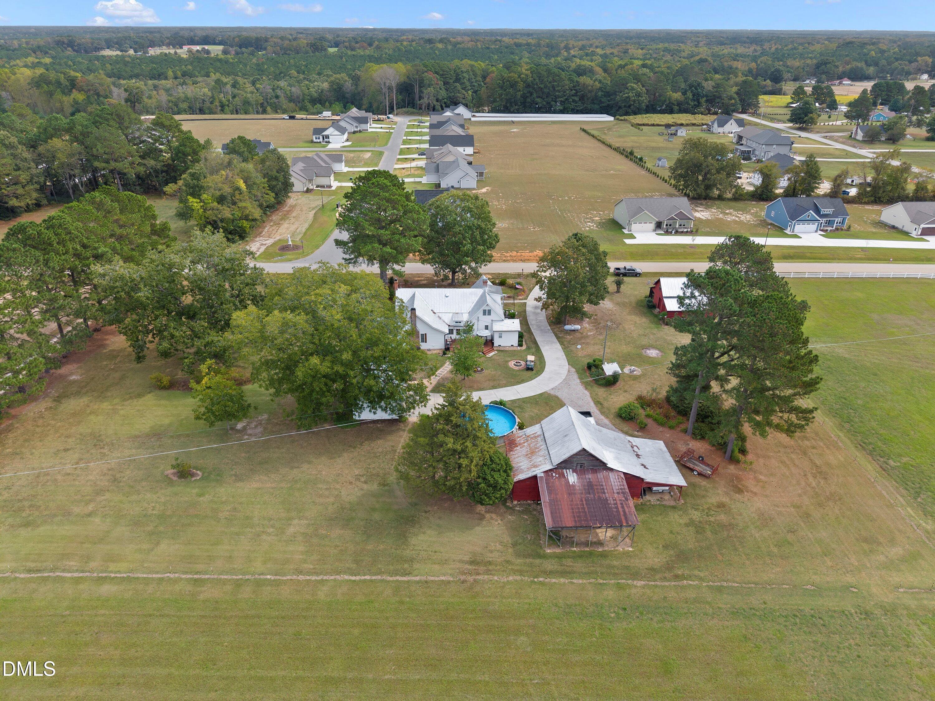 89 Bailey-Boykin Road Selma, NC 27576 - Photo 47 of 48 an aerial view of residential houses with outdoor space
