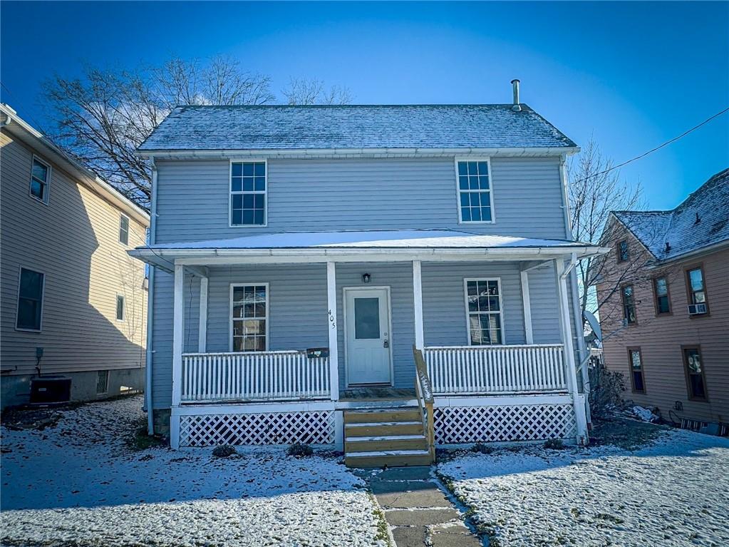 405 2nd Street Butler, PA 16001 - Photo 2 of 24 a front view of a house with a fence