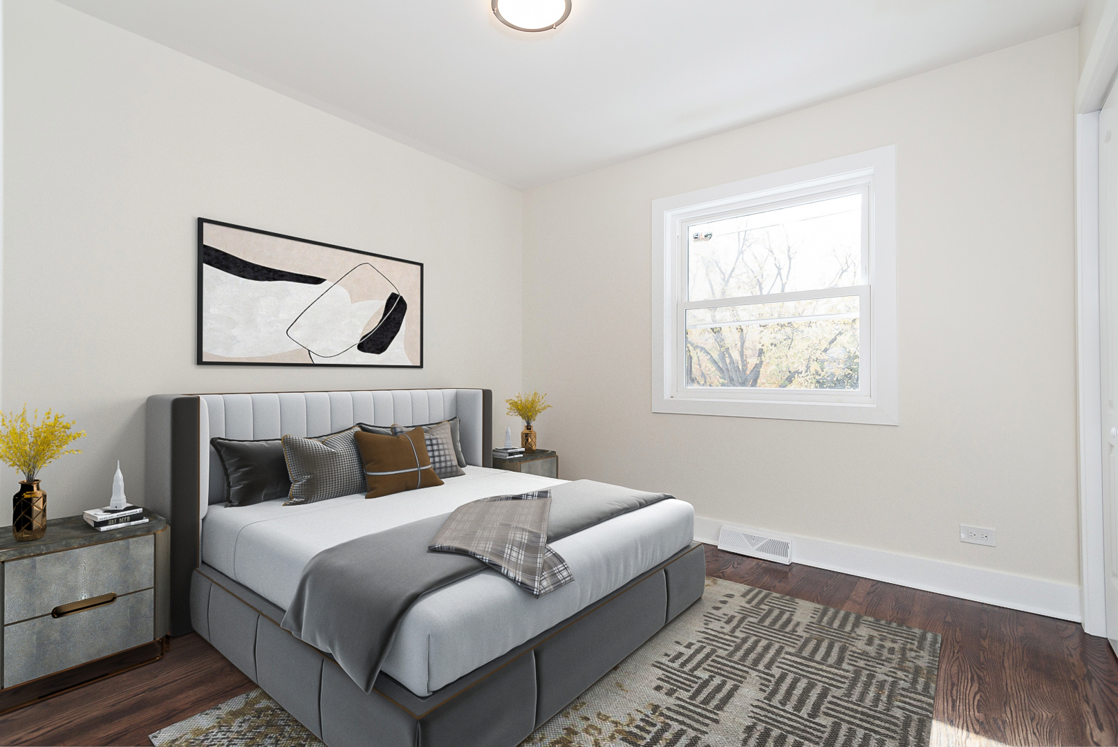 601 Pine Street Deerfield, IL 60015 - Photo 7 of 23 a bedroom with a bed and a window