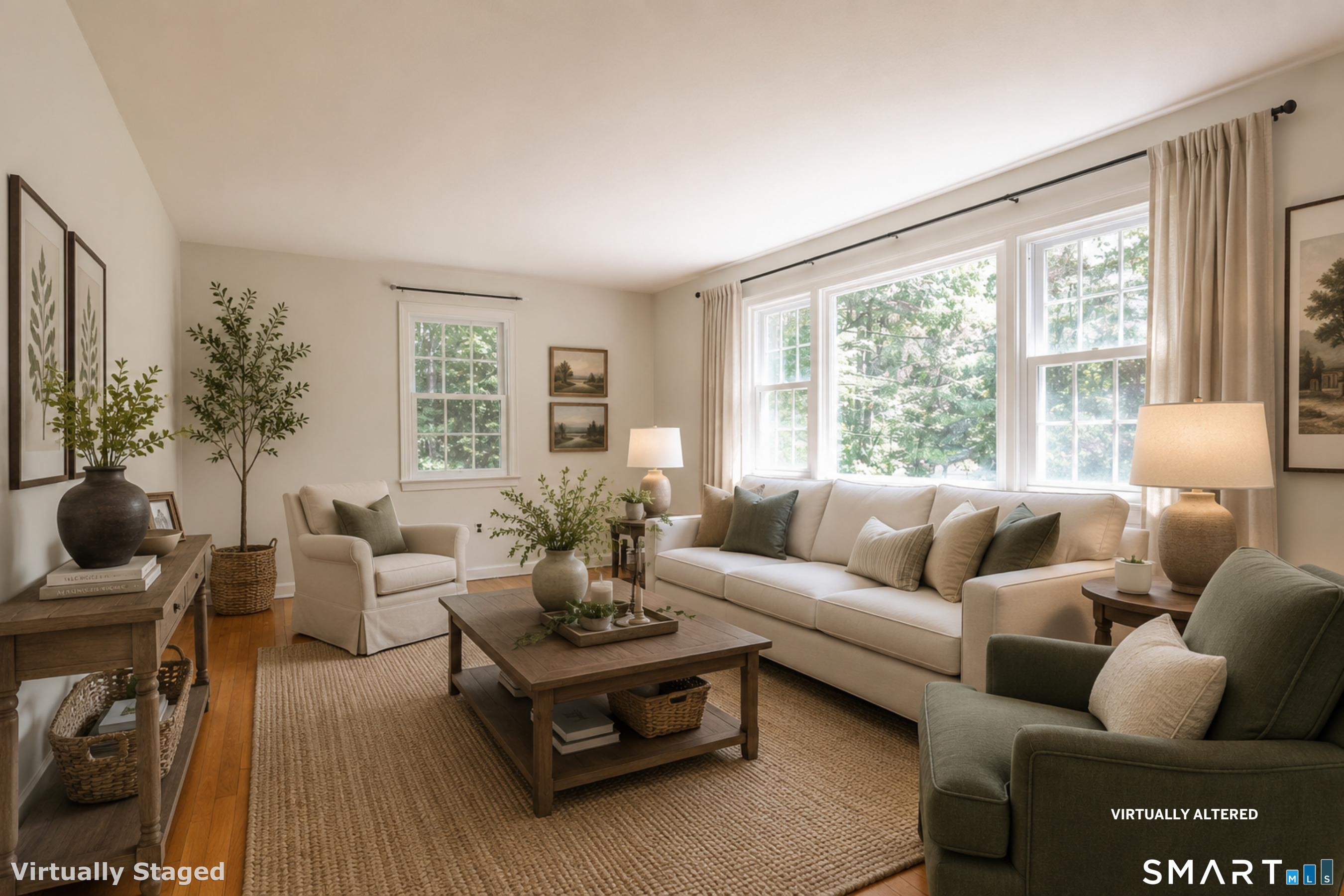 145 Wilton Road East Ridgefield, CT 06877 - Photo 7 of 35 a living room with furniture and a large window