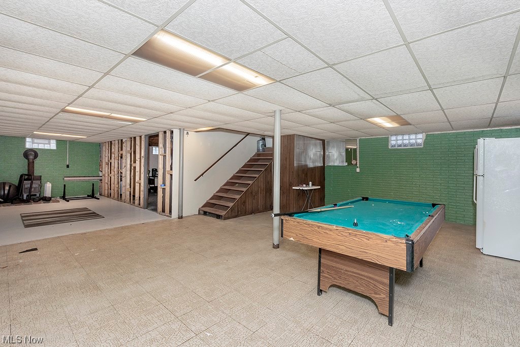 39102 Chestnut Ridge Road Elyria, OH 44035 - Photo 32 of 44 Rec room with billiards and a paneled ceiling