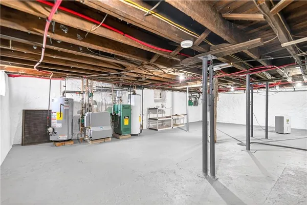 a view of storage and utility room