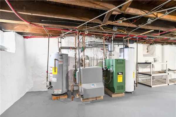 a view of storage and utility room