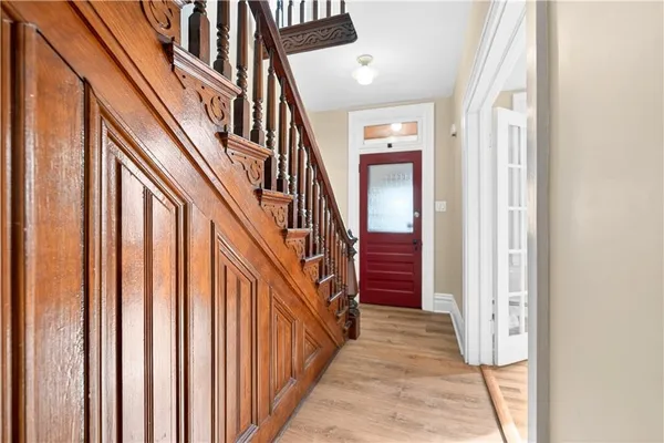 a view of an entryway