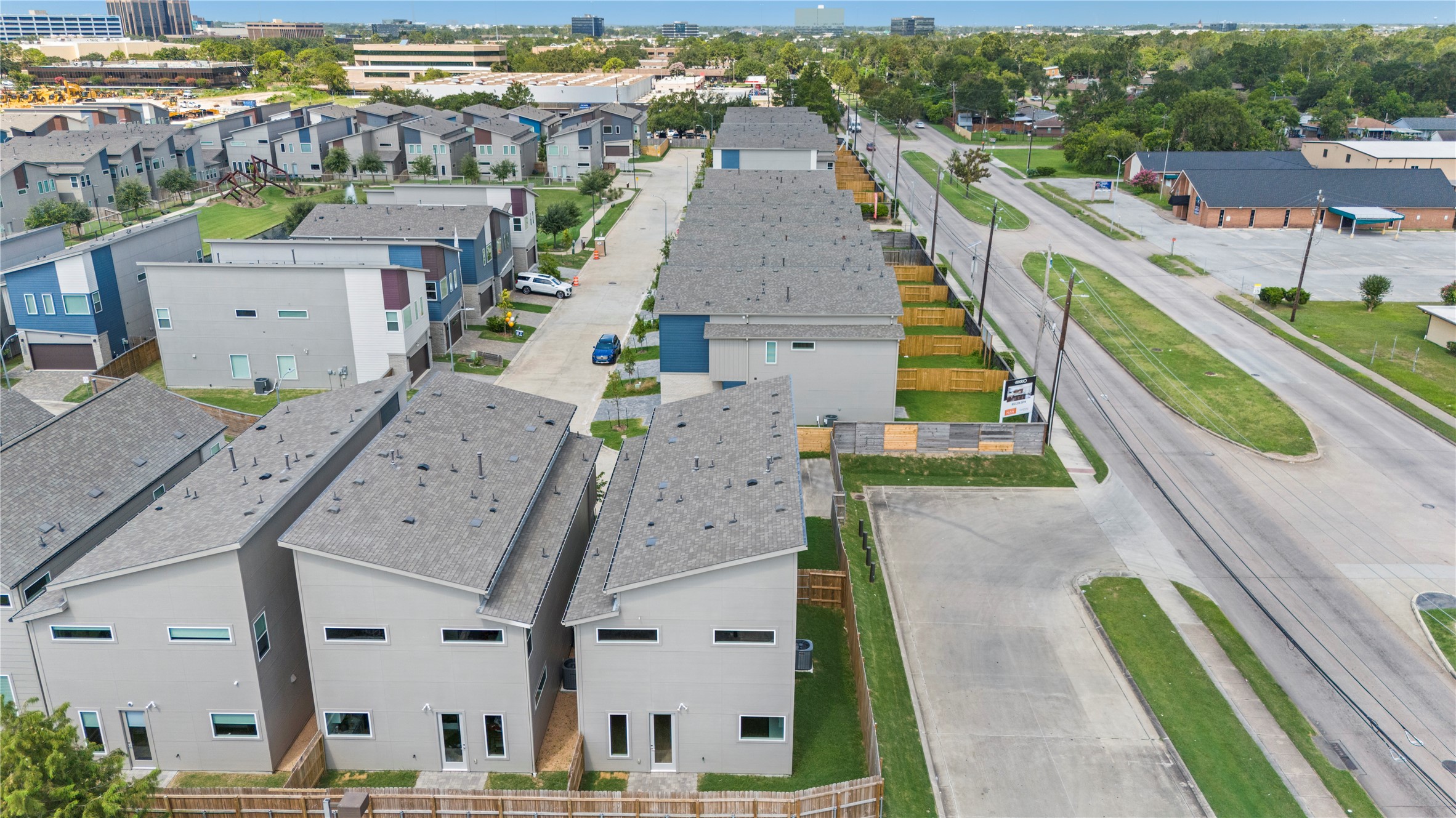 5726 Rucio Lane Houston, TX 77092 - Photo 30 of 30 a view of a city with tall buildings