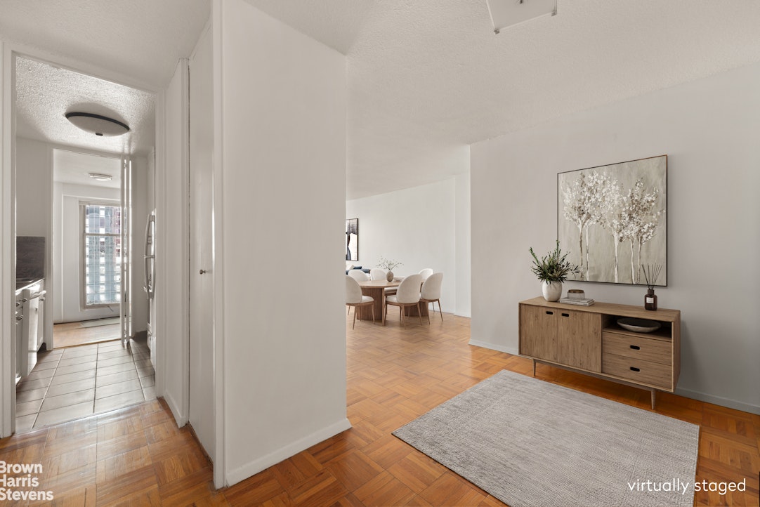 a view of a living room