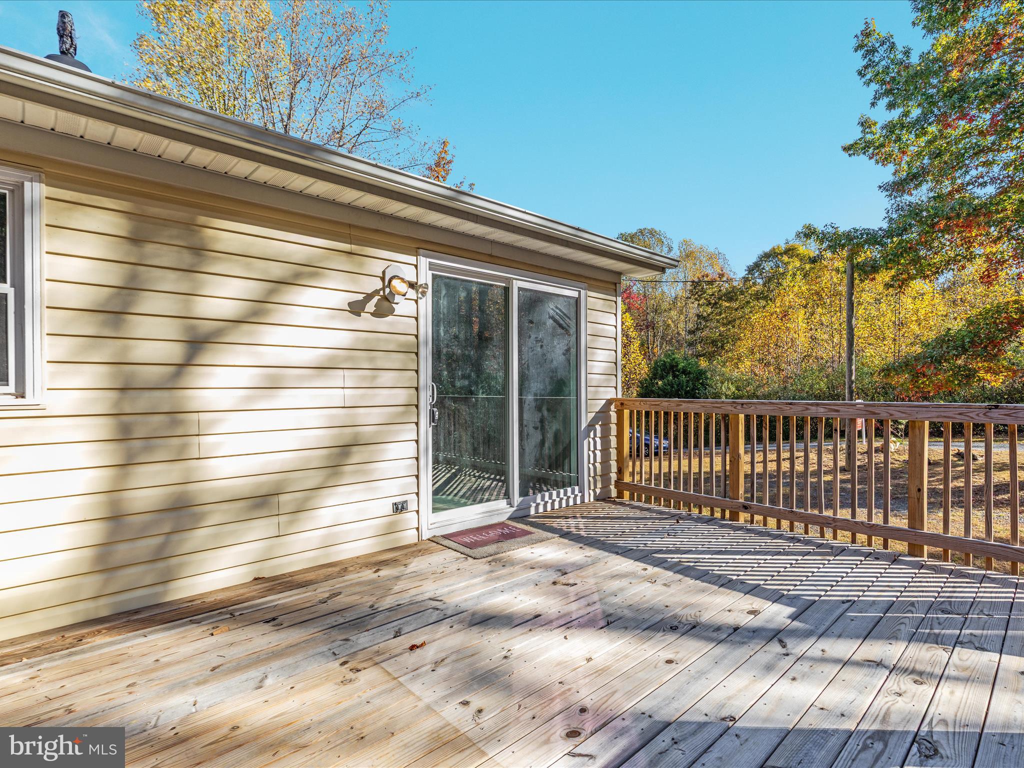 10214 Unique Trail Rixeyville, VA 22737 - Photo 37 of 48 a view of porch with a backyard