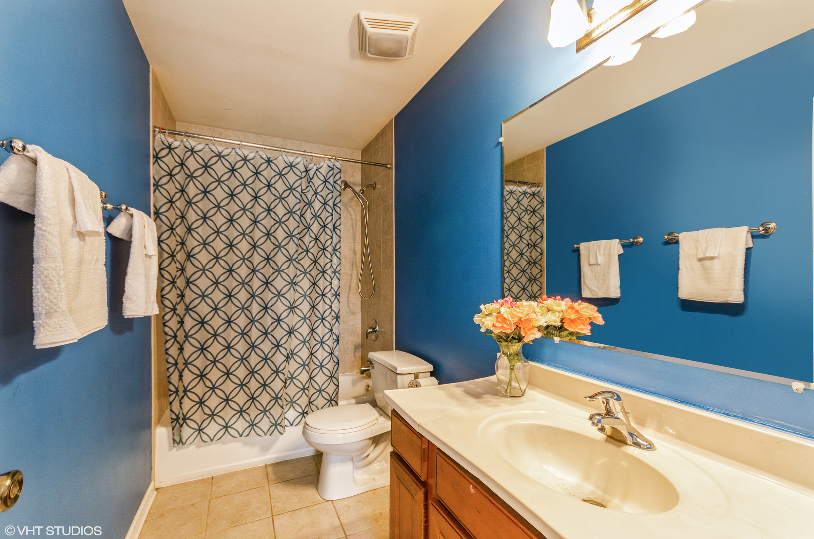 1334 West 98th Street Chicago, IL 60643 - Photo 11 of 15 a bathroom with a sink toilet and shower