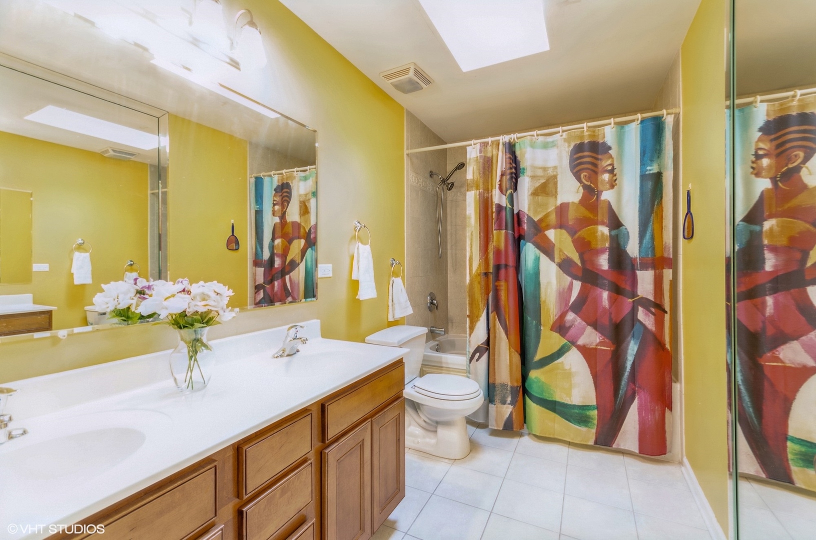1334 West 98th Street Chicago, IL 60643 - Photo 9 of 15 a bathroom with a sink a toilet and shower