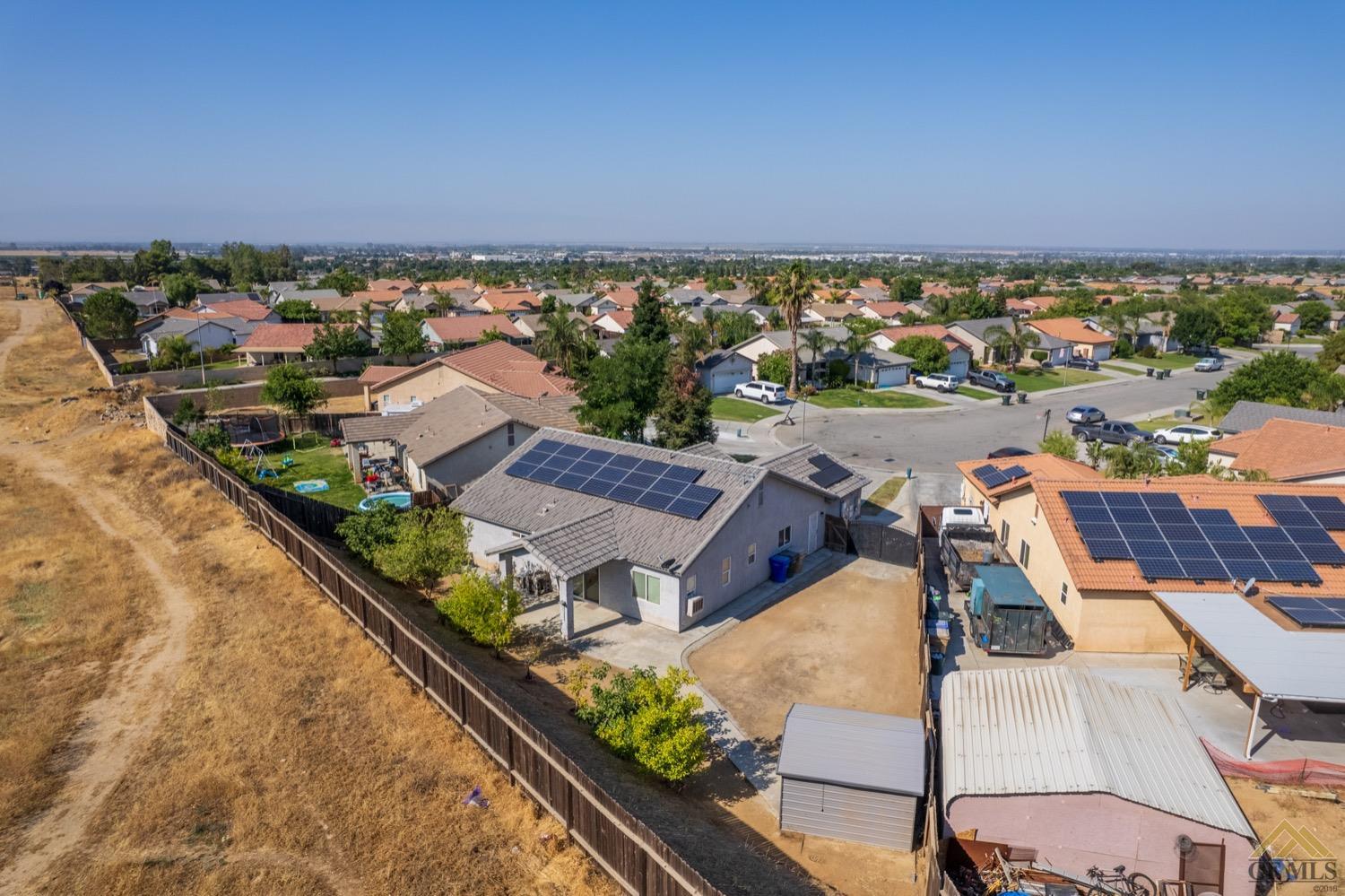 Undisclosed Address Bakersfield, CA 93306 - Photo 27 of 28 an aerial view of a house with a ocean view