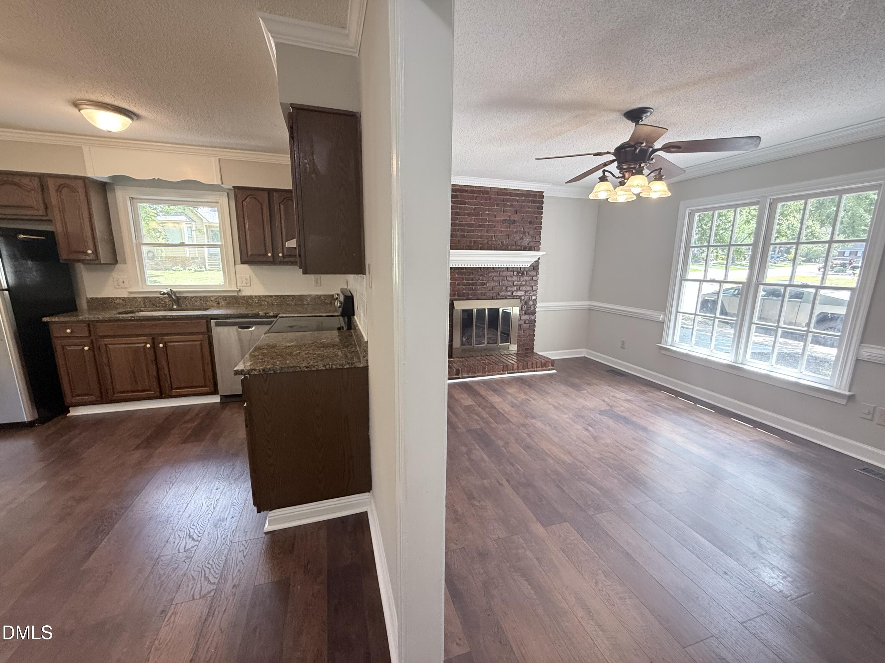 2900 Broadlands Drive Raleigh, NC 27604 - Photo 39 of 60 a view of kitchen with granite countertop cabinets wooden floor and appliances