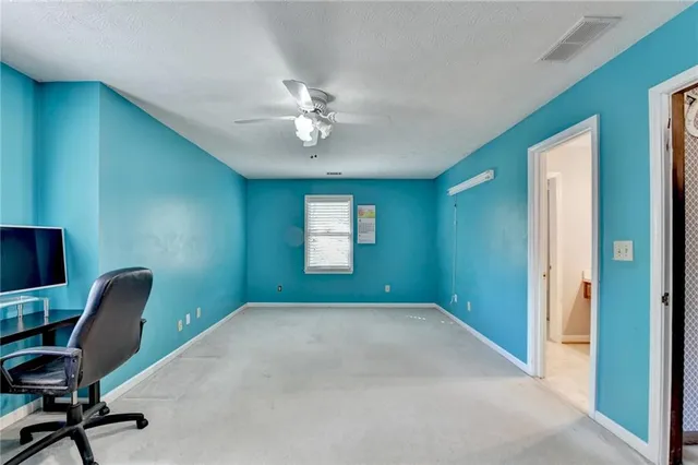 a workspace with a window