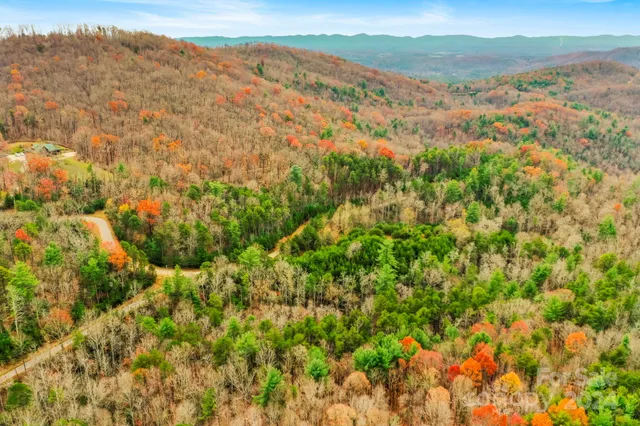 a view of mountain view with lush green forest