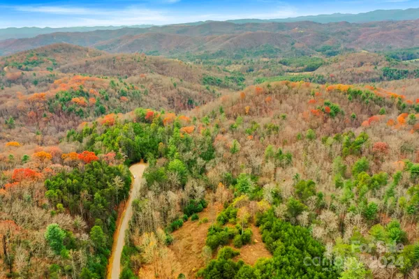 a view of an outdoor space and a mountain view