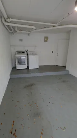 a view of a storage & utility room