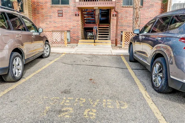a view of a car garage