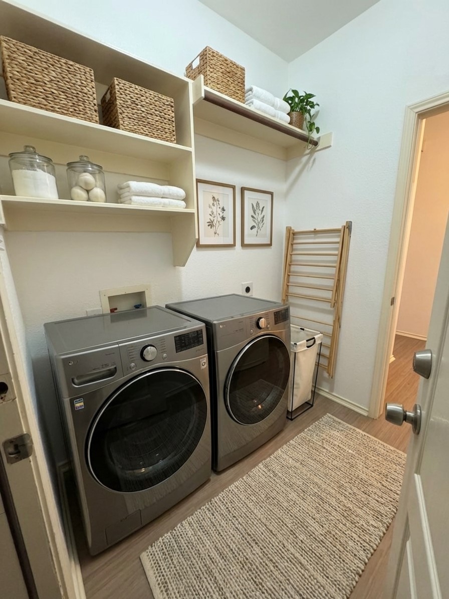 2122 Rachel Lane Round Rock, TX 78664 - Photo 4 of 15 a utility room with dryer and washer