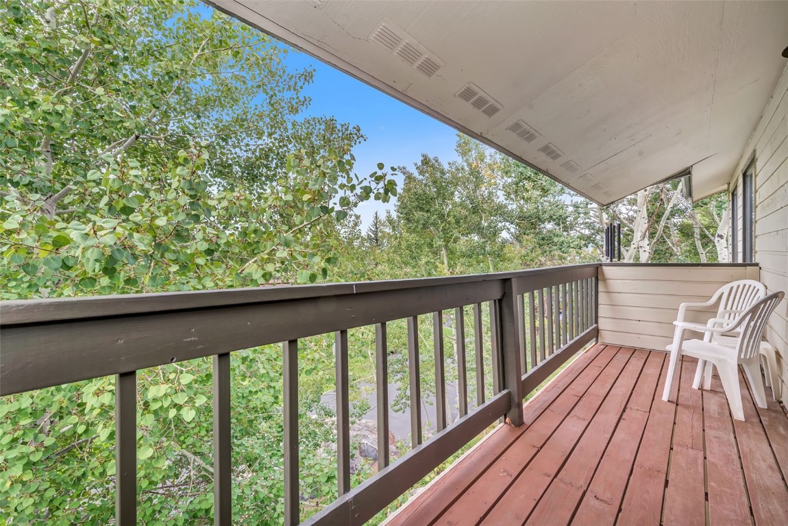2116 Aster Place Steamboat Springs, CO 80487 - Photo 29 of 42 a view of balcony with wooden floor