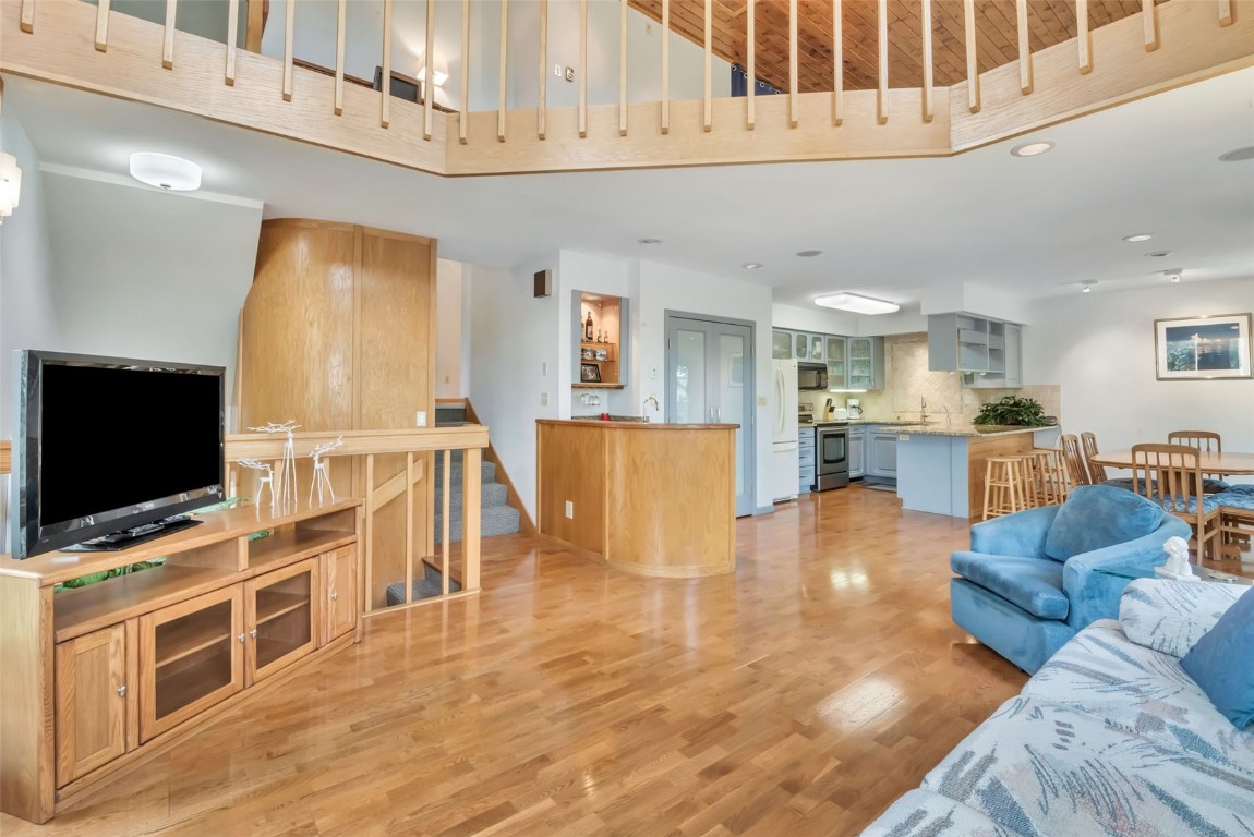 2116 Aster Place Steamboat Springs, CO 80487 - Photo 7 of 42 a living room with furniture and a flat screen tv