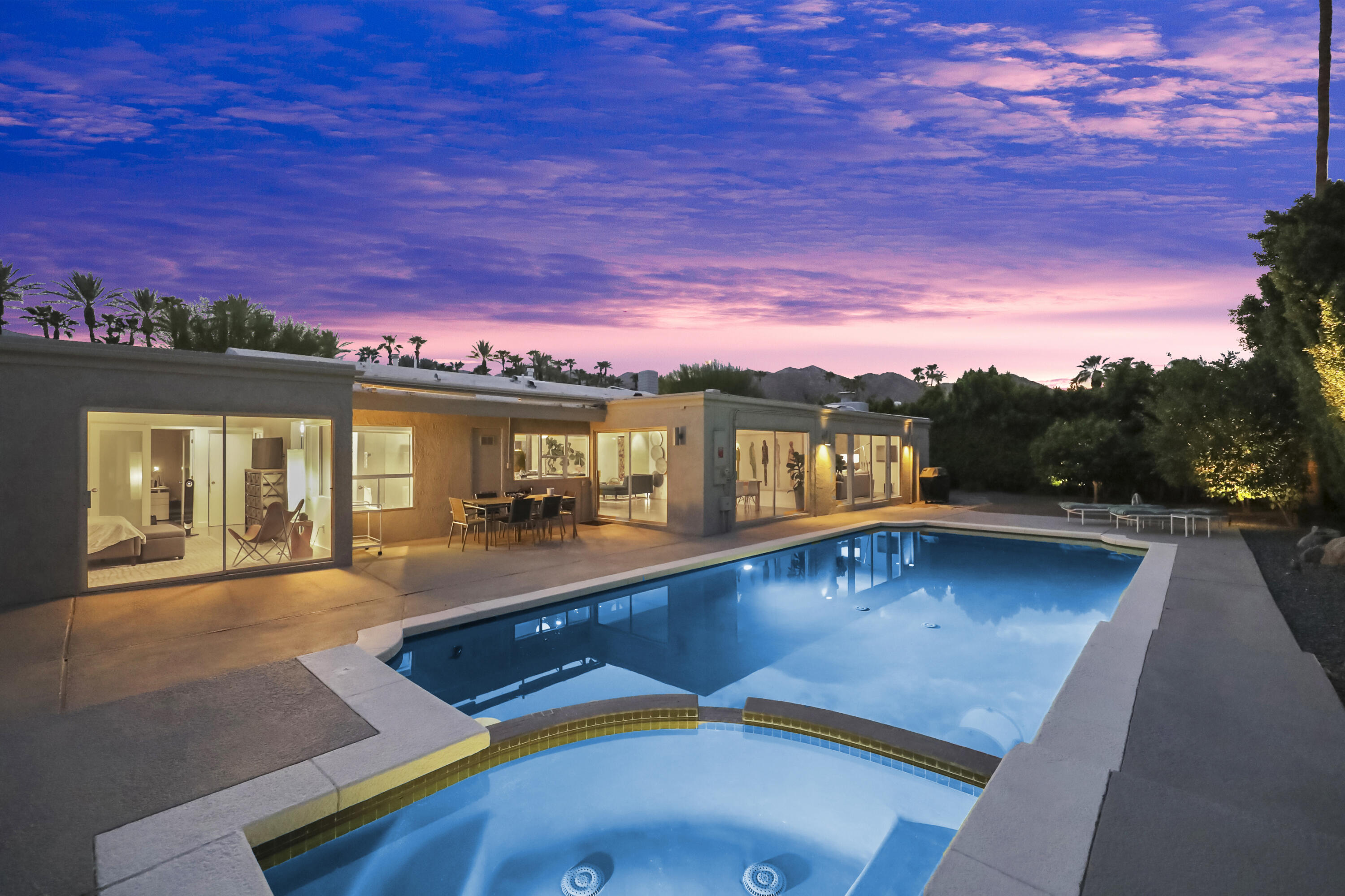 71520 Gardess Road Rancho Mirage, CA 92270 - Photo 29 of 41 076 SPA NIGHT