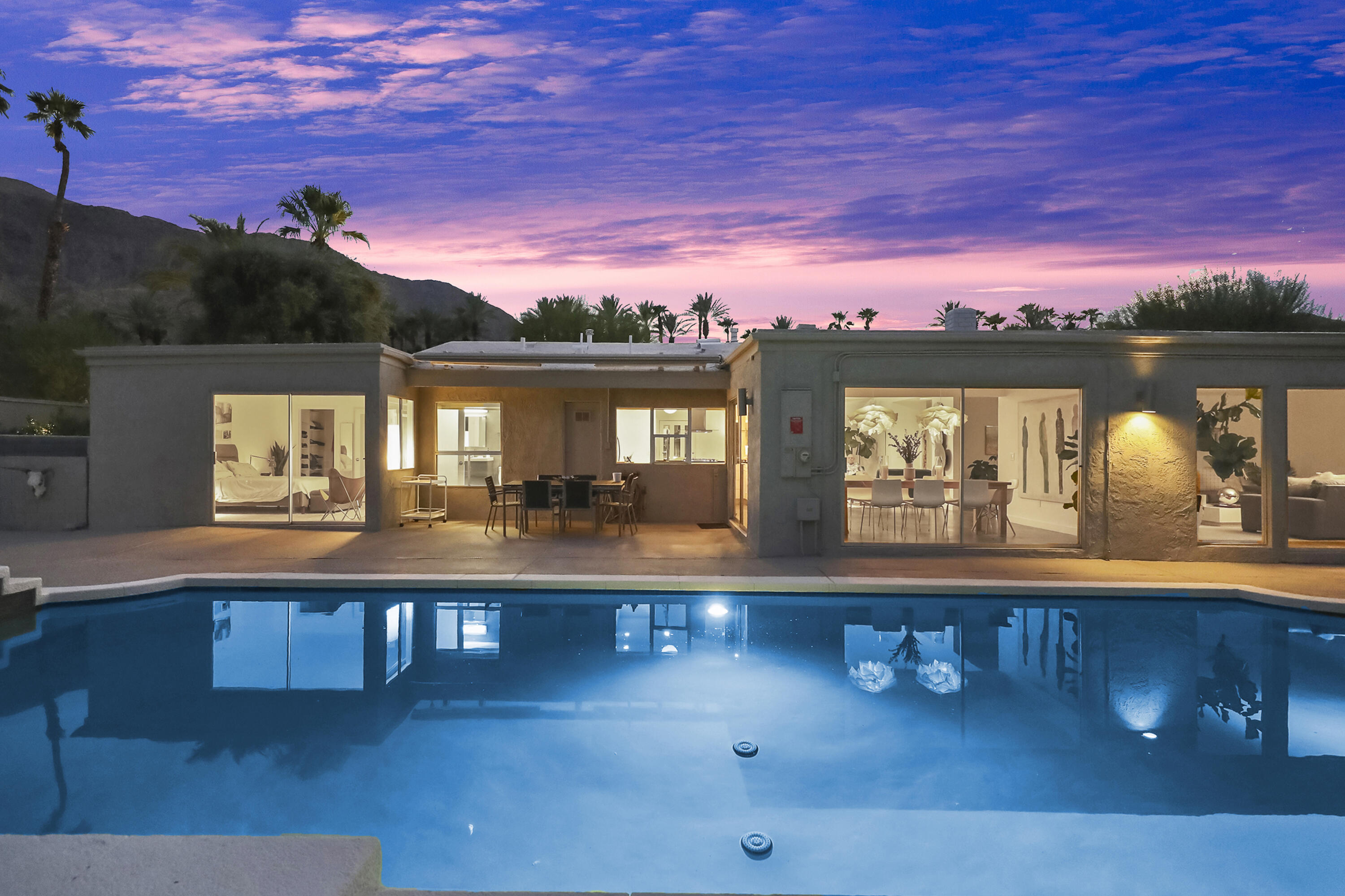 71520 Gardess Road Rancho Mirage, CA 92270 - Photo 41 of 41 096 REAR NIGHT