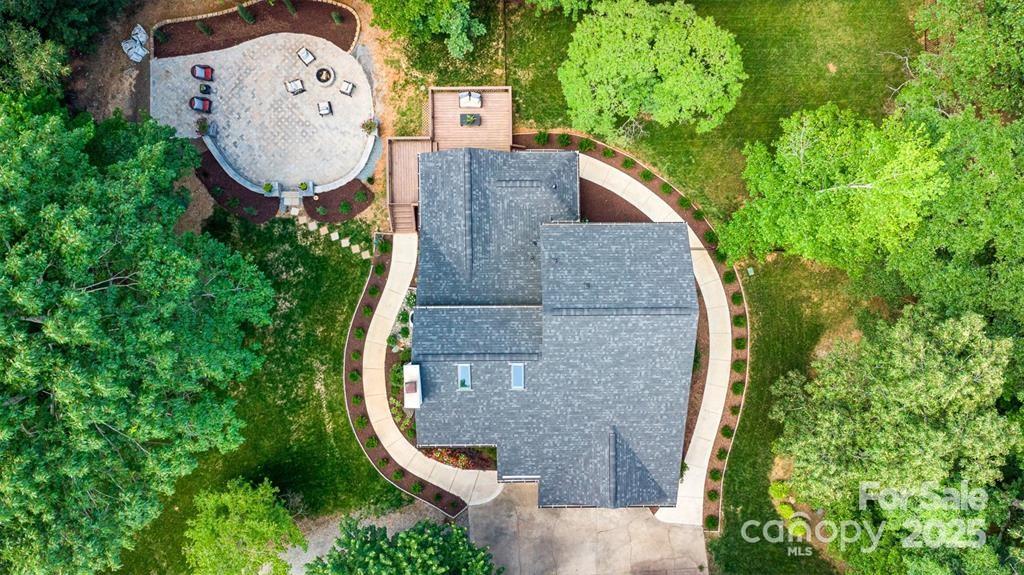 6639 Camp Creek Road Lancaster, SC 29720 - Photo 40 of 42 an aerial view of a house with garden space sitting space