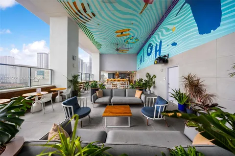 a outdoor living space with patio furniture